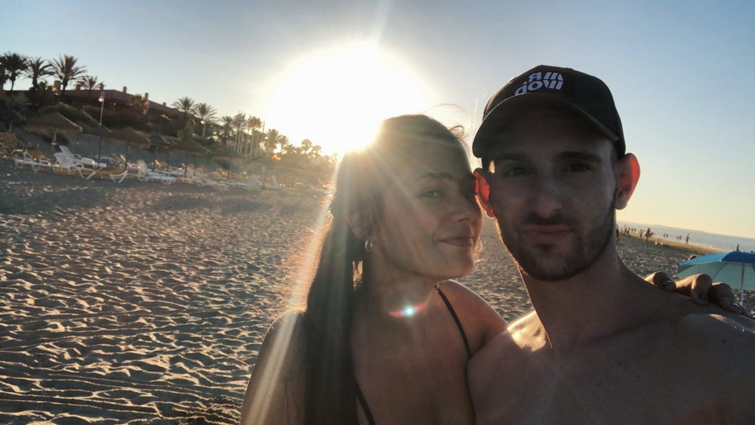 Atardecer en la playa