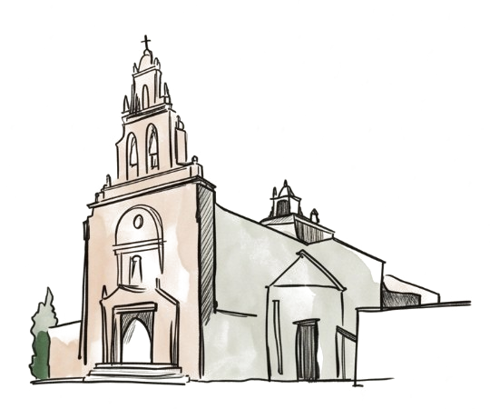 Ilustración de la iglesia